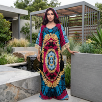 Robe longue africaine tendance à strass imprimée, grande taille, collection africaine, vente chaude