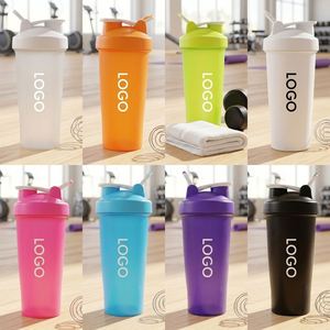 Wholesale Logo Custom Shaker Plastic Cups Eco-Friendly Portable with Lid Fitness <b>Gym</b> <b>Protein</b> Sport BPA Free Sample - Product Image 2