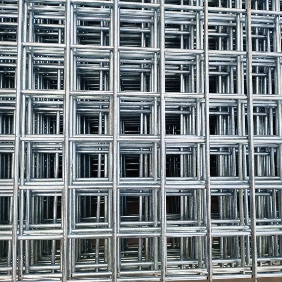 50mm*50mm Hot DIP Galvanized Welded Wire Mesh Panel Bird Cage Wire Mesh for Construction for Floor Heating