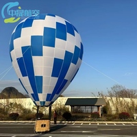 Ballon à air chaud gonflable publicité boule Oxford matériel lampe à LED avec ventilateur pour les fêtes ballon à hélium à vendre