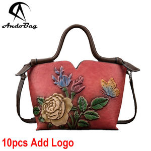 Sac à main AndoBag pour femmes et filles, en cuir de vache véritable, super tendance, sacs à bandoulière, sacs à poignée supérieure, style vintage, décontracté, pour le bureau - Product Image 1