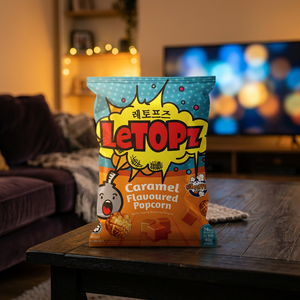 Palomitas de Maíz Dulces con Caramelo en Lata de 50g, Snack de Maíz Inflado a Granel para Venta al por Menor y al por Mayor - Product Image 4