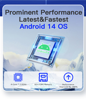 Terminal Genggam Android 14 Layar Ganda Pabrik Langsung, Mesin Pembayaran NFC GMS Android 8.0 Inch