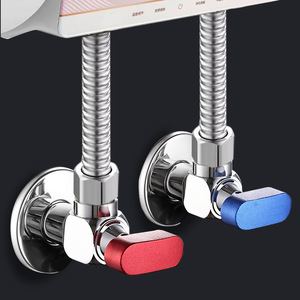 วาล์วปรับมุม ชุบโครเมียม ข้อต่อเกลียวนอก สำหรับใช้น้ำร้อนและน้ำเย็น - Product Image 5