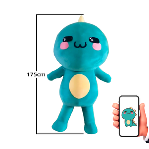 कस्टम प्लश शुभंकर पोशाक ब्रांड प्रचार और विपणन अभियानों के लिए बड़े आकार के नार्वल चरित्र सूट - Product Image 2