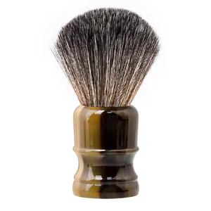 ZY Shaving Brush Private Label Wholesale Cheap Men Care Shaving Synthetic Hair Knot Resin Handle