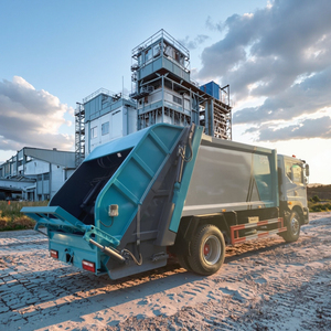 รถบรรทุกน้ำมันดีเซล12 CBM ประสิทธิภาพสูงสำหรับเก็บขยะในเมือง4X2เก็บขยะแบบบีบอัดผลิตในประเทศจีน - Product Image 4