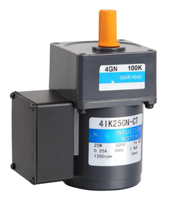 60W 5RK 90MM GU GN Tipo de eje 12mm 15mm <span class=keywords><strong>Motor</strong></span> de CA con reducción de engranaje de freno 1:3-1:200 monofásico 100V ~ 400V - Product Image 4