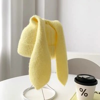 Gorro de Conejita con Orejas Largas y Lindas para Mujer, Personalizado con Logotipo, Gorro de Conejo con Orejas Móviles para Cosplay, para Niña