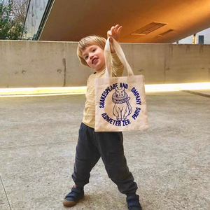 <span class=keywords><strong>Librairie</strong></span> Sac Fourre-Tout Peint À La Main Chat Motif Mini Toile Eco Friendly Shopper pour Enfants - Product Image 5