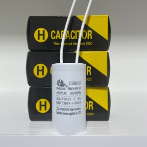 ตัวเก็บประจุ <span class=keywords><strong>CBB60</strong></span>มอเตอร์ไฟฟ้ากระแสสลับ<span class=keywords><strong>450VAC</strong></span> <span class=keywords><strong>50</strong></span> <span class=keywords><strong>60HZ</strong></span> 220V <span class=keywords><strong>40</strong></span> <span class=keywords><strong>70</strong></span> <span class=keywords><strong>21</strong></span> - Product Image 1