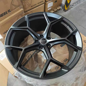 Jantes de véhicule utilitaire sport personnalisées - Jantes de voiture <span class=keywords><strong>Audii</strong></span> 18/22 pouces, 5X112, finition mate/noir/fini brillant noir. Roues de passagers. - Product Image 3