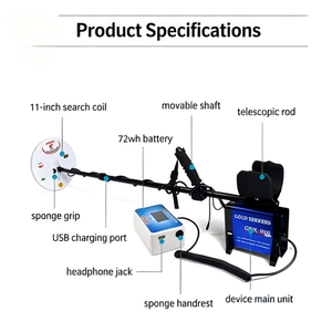 GDX8000 En İyi Altın Dedektörü Endüstriyel Elektronik Yeraltı Hazine <span class=keywords><strong>Metal</strong></span> Dedektörü - Product Image 6