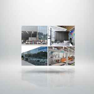 SZMK 2026 Cloison mobile en verre pour bureau, chambre et salle à manger, en alliage d'aluminium, verre trempé, insonorisée, design moderne, tailles personnalisées, usage <span class=keywords><strong>commercial</strong></span> - Product Image 5