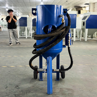 Équipement de sablage 100L, sableuse à air portable/pot de sablage, sableuse sans poussière