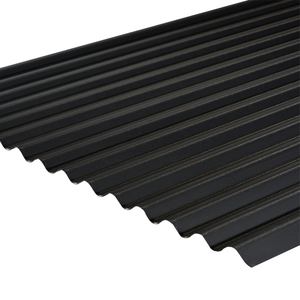 빠른 배송 RAL 9005 블랙 PPGI 루핑 시트 0.3-1.2mm PVDF 코팅 25μm 현대 창고 20 년 퇴색 방지 - Product Image 1