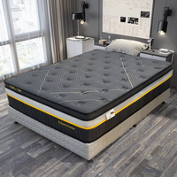 Hebei 14 pouces qualité sommeil luxe en peluche Euro Top King Queen Size lit confort mousse matelas à ressorts ensachés pour meubles de chambre à coucher