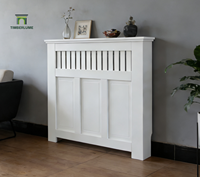 Cache-radiateur moderne en MDF Timberlume personnalisé OEM/ODM pour marques de décoration intérieure UE/US, panneau frontal massif blanc/clair pour salon