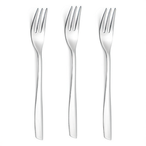 Ensemble de fourchettes à dessert Shark, 3 pièces, 15,5 cm, acier inoxydable chromé poli, passe au lave-vaisselle - Product Image 3