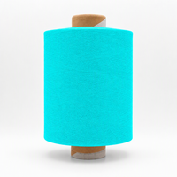Fil élastique en nylon PA6 DTY teint, haute ténacité, pour tricot, couture, tissage, chaussettes