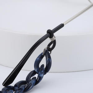 Cadena para <span class=keywords><strong>Gafas</strong></span> <span class=keywords><strong>de</strong></span> Sol y Lectura <span class=keywords><strong>de</strong></span> Acrílico Colorida Estilo Retro Británico para Mujer, Correa para Colgar <span class=keywords><strong>Gafas</strong></span> al Cuello - Product Image 3