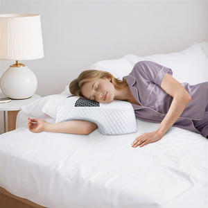 Almohada para dormir lateral con orificio para el brazo: espuma viscoelástica de alta densidad, alivio del dolor de cuello y hombros, soporte ergonómico multiángulo - Product Image 2