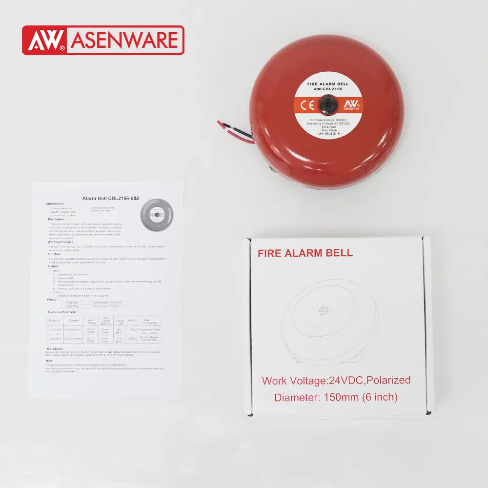 Listrik Alarm Kebakaran Bell dari Profesi Fire Alarm Sistem Pemasok