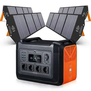 Bateria de armazenamento de energia portátil, gerador solar portátil 3000w, lifepo4 kraftwerk, estação de energia externa, 110v, 2400w