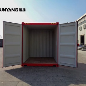 Conteneur de stockage portable pour marchandises sèches de 10 pieds, mini-conteneur d'expédition 10HC en acier Corten certifié CSC, marque JUNYANG - Product Image 5