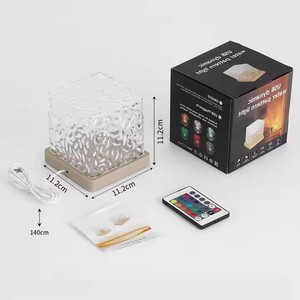 Shingel 16 Colors Flame Crystal <strong>Sunset</strong> Lamp USB LED Dynamic <strong>Water</strong> Ripple Light Projector Creative Night Light Living Room Home - Product Image 6