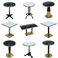 Table ronde en marbre nordique, table de réunion, table de réception de bureau, table ronde de réception, table de chambre d'hôtel, table de restaurant