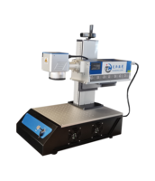 Machine de marquage laser UV 3W 5W 10W avec prise en charge des formats DXF PLT BMP AI DST pour l'impression plastique de graveur de bouteilles en verre et de métaux