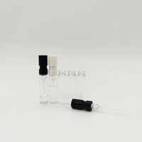 Petit échantillon de parfum populaire 2ml 3ml – Flacon en verre à col serti avec pompe pulvérisatrice pour test de parfum en petit volume
