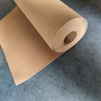 Sous-couche ronde en liège 2mm 3mm 4mm avec logo Sous-couche d'isolation phonique en bois laminé d'ingénierie