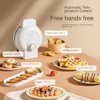 Machine industrielle à gaufres, à sandwichs et à beignets avec chauffage double face et panneau en céramique