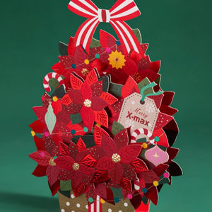 Carte de Noël 2026 Nouvel An, carte 3D stéréoscopique avec support, cadeau de la Saint-Valentin, carte de vœux pour enfants - Product Image 2