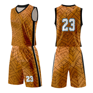 Kaos Basket Ventilasi Laris Manis Desain Terbaik Jersey Tim Basket Bahan Polyester - Product Image 3