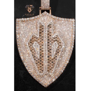 Export Quality Moissanite Engagement Pendant Suitable For Engagement Parties Wedding Ceremonies And Special Available For Sale - Product Image 2