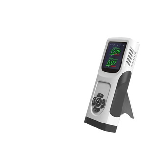 เครื่องตรวจวัดคุณภาพอากาศแบบพกพา 6-in-1 สำหรับใช้ภายในอาคาร ตรวจวัด CO2, PM2.5/PM10/อนุภาค, TVOC พร้อมเครื่องวัดค่า AQI - Product Image 2