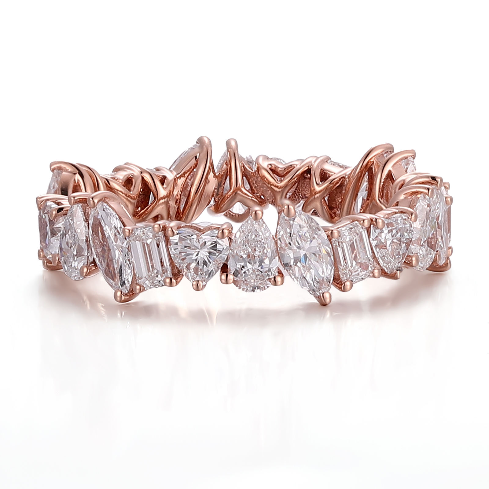 แหวนเพชรแล็บ 14Kgold แท้