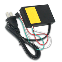 Smart AC220V 1A 12W tri-warna LED cermin Sensor sentuh saklar kamar mandi Makeup cermin Power Supply satu tombol induktif Switch