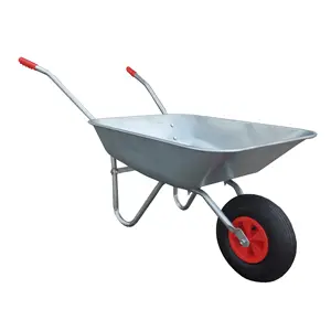 Carrinho de rodas galvanizado para jardim wb5204