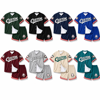 CHIYUZHE T-shirt rayé respirant à col en V et manches courtes, coupe large, style streetwear, inspiré des maillots de football, pour homme