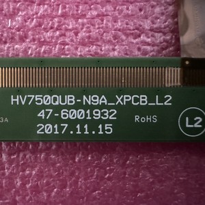 แผงจอแสดงผล LCD ขนาด 75 นิ้ว รุ่น BOE HV750QUB-N9A UHD 4K TFT Open Cell อะไหล่เปลี่ยนสำหรับซ่อมทีวี - Product Image 2