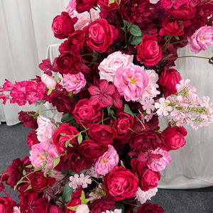 Bola de Flores de Rosa Roja Artificial de Seda Realista para Centros de Mesa de Navidad, San Valentín y Regreso a Clases - Ecológica - Product Image 4