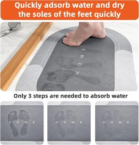 Alfombrillas de Baño de Diatomita de Secado Rápido, Alfombrilla Absorbente de Agua para Ducha, Alfombra de Baño Antideslizante con Impresión Personalizada - Product Image 4
