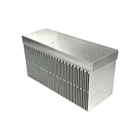 Radiateur en aluminium à ailettes soudées par pressage pour équipements électroniques industriels haute puissance