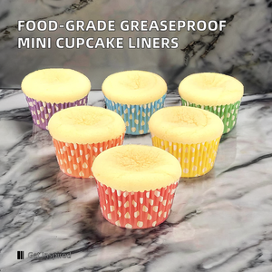Emballage de muffin sulfurisé de qualité alimentaire professionnel tasses de cuisson <span class=keywords><strong>Mini</strong></span> <span class=keywords><strong>papier</strong></span> Cupcake doublures gâteau outils <span class=keywords><strong>moule</strong></span> pour l'utilisation du savon - Product Image 5