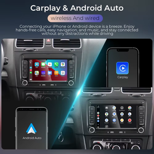 Prix exceptionnels Écran tactile MP5 GPS WiFi 7 pouces 2/4 Go de RAM 64 Go de ROM Autoradio Android 2Din pour Volkswagen Skoda - Product Image 4