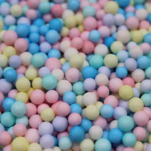 4-6mm Mini Cute Polystyrol Schaum Partikel Geschenk gefüllt mit mehrfarbigen Partikeln für die Hochzeit